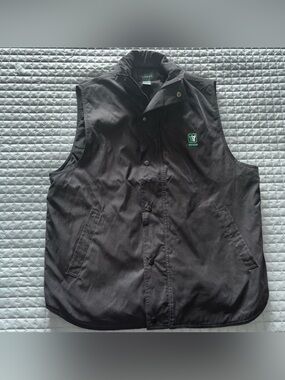 NIKKEN Thermowear - Men's Black Magnetic Therapy Full Zip Snap Vest - Size Large